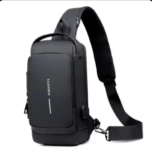 Fashion Anti-Theft Sling Bag with USB Charging Port