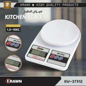 High Accuracy Digital Kitchen Scale 10 Kg - White