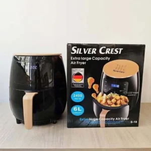 Silver Crest Extra Large Capacity Air Fryer 6L 2400W (Model S-18)